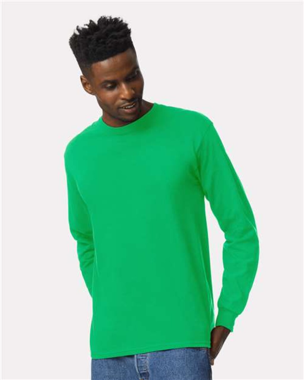 Gildan® Ultra Cotton Long Sleeve T-Shirt – Men’s Adult Heavyweight Basic Tee for Everyday Wear